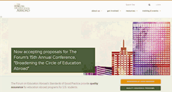 Desktop Screenshot of forumea.org